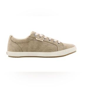 TAOS STAR SNEAKER (WOMEN) - KHAKI WASH CANVAS SIZE 7